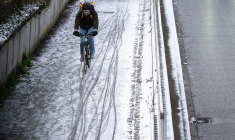 A Mulhouse, le 8 janvier 2024. ( AFP / SEBASTIEN BOZON )