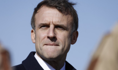 Emmanuel Macron à Amman, en Jordanie, le 22 décembre 2023. ( AFP / LUDOVIC MARIN )