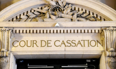 L'entrée de la Cour de cassation à Paris, le 5 mai 2021 ( AFP / Bertrand GUAY )