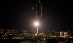 Une frappe de missile à Kyiv