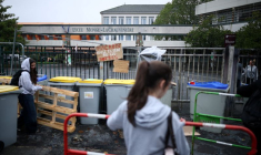 Des étudiants manifestent en France