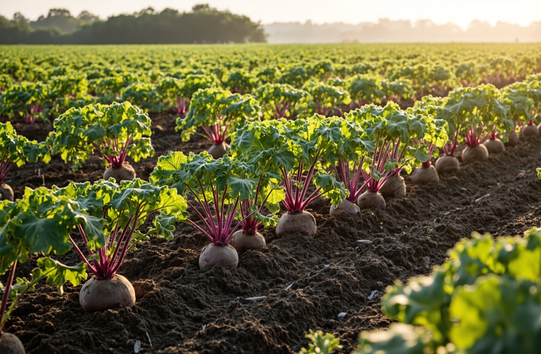 En 2024, 30% des betteraves ont été utilisés pour le sucre alimentaire. (crédit : Adobe Stock / photo générée par IA)