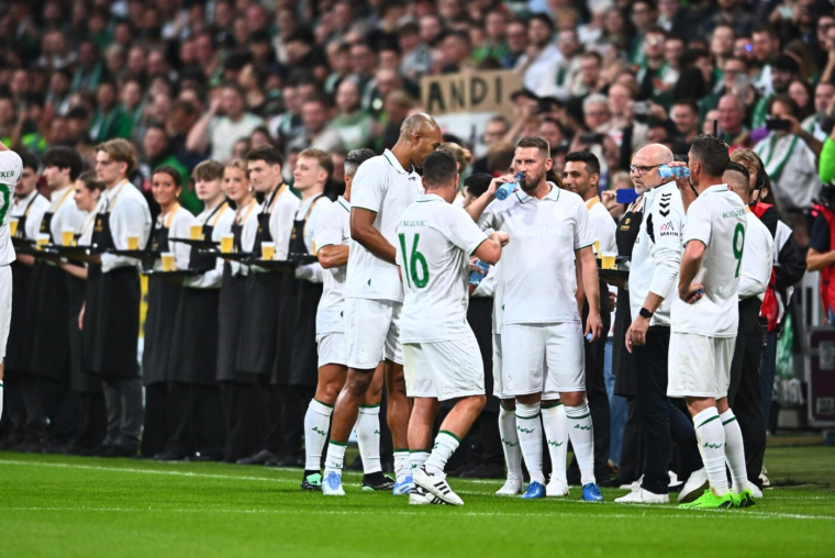 La drôle de pause fraîcheur du Werder Brême face au Real Madrid