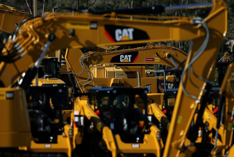 Une concession Caterpillar à San Diego, en Californie