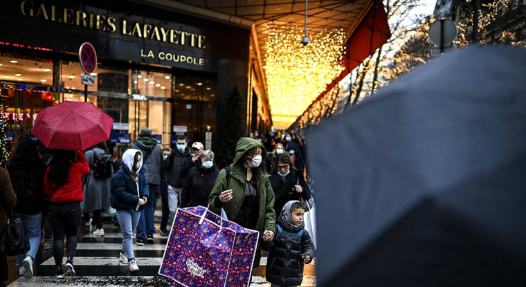 Selon la Banque de France, le PIB pourrait progresser de 5,5% en 2021 grâce au rebond de la consommation des ménages. (© AFP)
