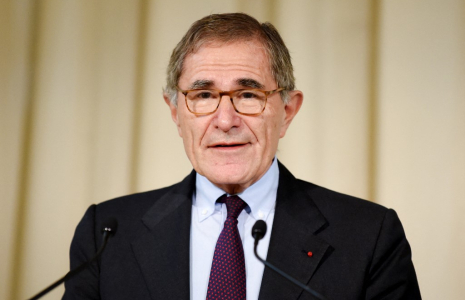 Gérard Mestrallet à Paris, le 9 novembre 2018. ( AFP / ERIC PIERMONT )