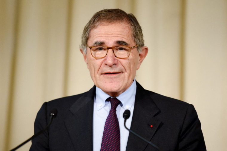 Gérard Mestrallet à Paris, le 9 novembre 2018. ( AFP / ERIC PIERMONT )