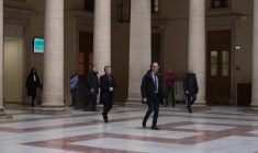 Gérald Darmanin en visite à la cour d'appel d'Aix-en-Provence