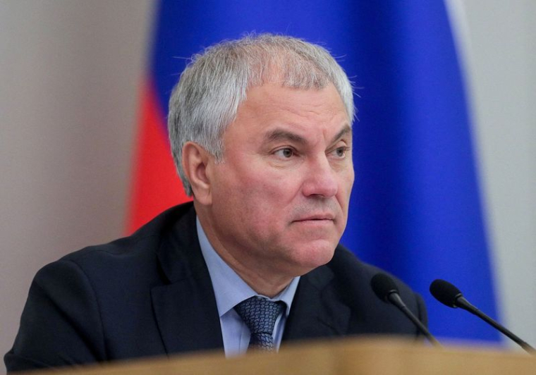 Le président de la Douma d'État russe, Viatcheslav Volodine