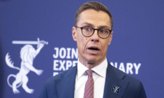 Le président finlandais, Alexander Stubb, à Tallinn (Estonie), en décembre 2024 ( AFP / MARKO MUMM )