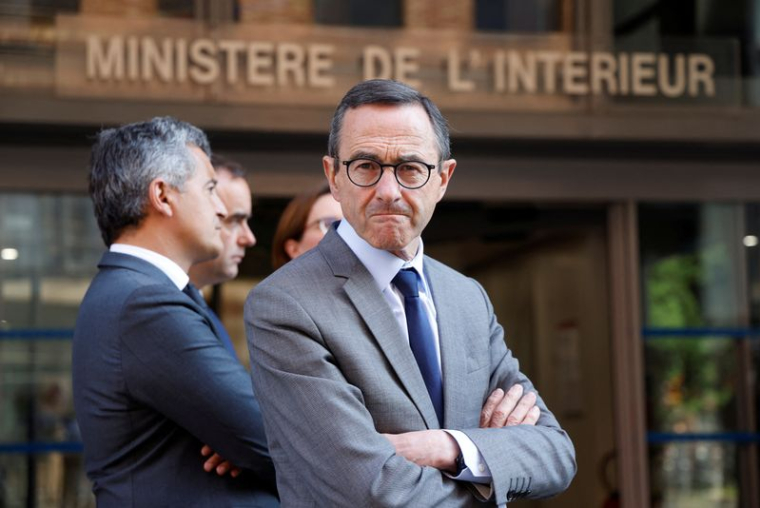 Le ministre français de l'Intérieur Bruno Retailleau