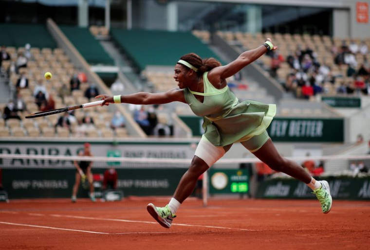 Serena Williams au Roland Garros en 2021