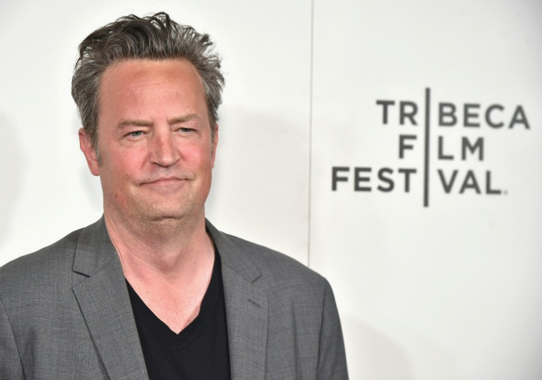 L'acteur Matthew Perry à New York, le 26 avril 2017 ( GETTY IMAGES NORTH AMERICA / Theo Wargo )