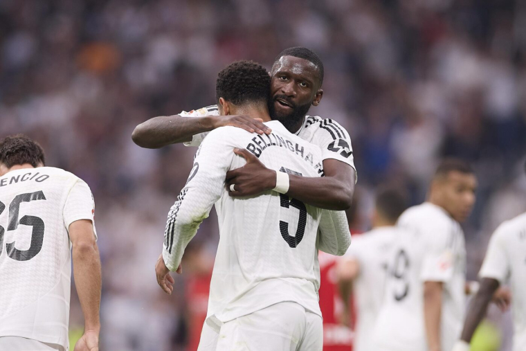 Jude Bellingham et Antonio Rüdiger ont échangé des mots doux à l'entraînement