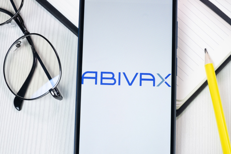 Le logo d'Abivax sur un écran de smartphone. (Crédit:  / Adobe Stock)