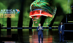 Le président français Emmanuel Macron et son homologue kényan William Ruto lors du sommet franco-africain "Africa Forward" à Nairobi le 12 mai 2026 ( AFP / Ludovic MARIN )