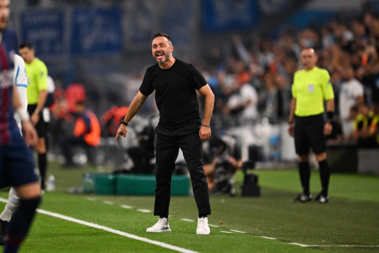 Roberto De Zerbi reconnaît son erreur après son expulsion contre le PSG