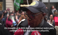 Inquiets pour leur avenir, des salariés du BHV mobilisés contre l'arrivée de Shein