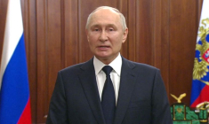 Le président russe Vladimir Poutine à Moscou, en Russie