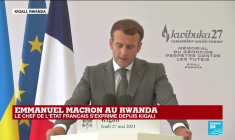Rwanda : "Je viens reconnaître nos responsabilités" dans le génocide, dit Emmanuel Macron à Kigali