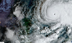 Image satellite de l'ouragan Melissa à l'approche de la Jamaïque, le 27 octobre 2025 ( RAMMB/CIRA / - )