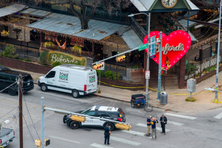 Vue aérienne du bar Buford's, à Austin, au Texas, le 1er mars 2026 ( GETTY IMAGES NORTH AMERICA / Brandon Bell )
