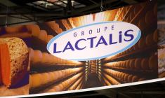 Photo du logo du Groupe Lactalis au Salon International de l'Agriculture 2020 à Paris