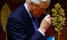 Le Premier ministre démissionnaire Michel Barnier