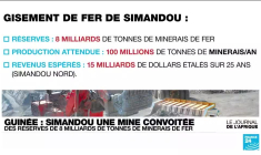 Guinée : Simandou une mine convoitée, des réserves de 8 milliards de tonnes de minerais de fer