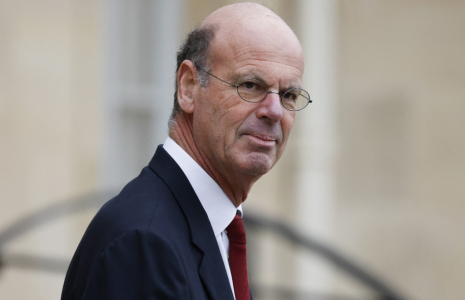 Eric Lombard, le 22 janvier 2025, à Paris ( AFP / LUDOVIC MARIN )