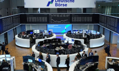 Le graphique de l'indice allemand des prix des actions DAX à la bourse de Francfort