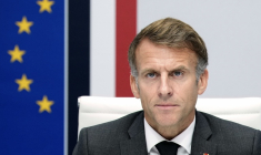 Emmanuel Macron à l'Elysée à Paris le 22 octobre 2026 ( POOL / Teresa Suarez )