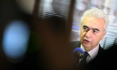 Le directeur exécutif de l'AIE, Fatih Birol, à Bruxelles, le 6 mars 2026. ( AFP / NICOLAS TUCAT )