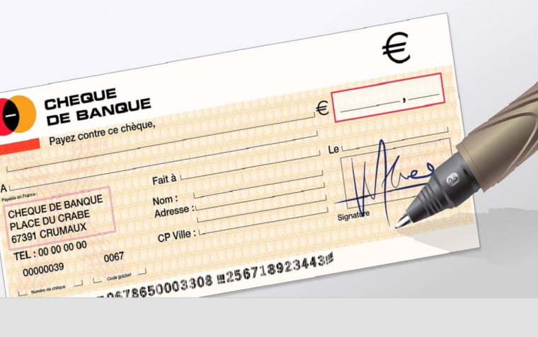 (Ce format de chèque de banque va tranquilliser ses utilisateurs lors de leurs transactions avec des particuliers. Visuel Adobe Stock)