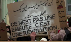 A Paris, rassemblement de soutien à la contestation en Iran