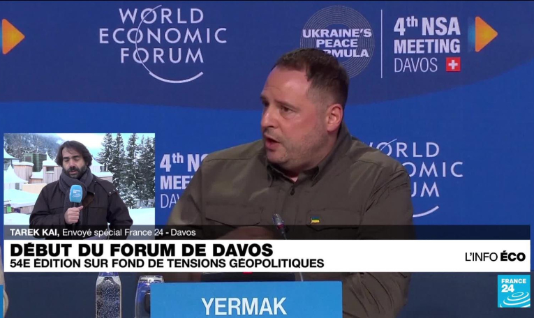 Début du forum de Davos : 54e édition sur fond de tensions géopolitiques
