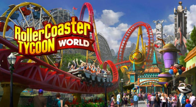 Atari mise beaucoup sur son titre Rollercoaster Tycoon World. (© Atari)