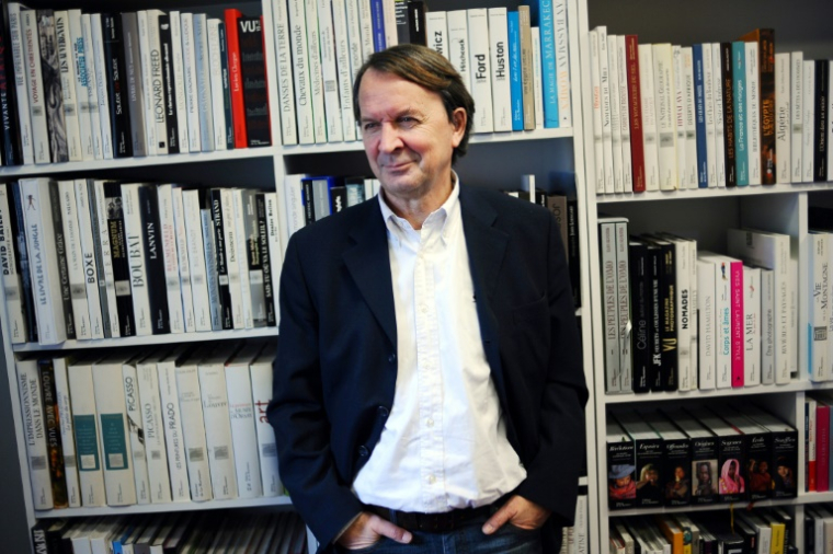Hervé de La Martinière, patron des éditions La Martinière, le 21 décembre 2009 à Paris ( AFP / FRED DUFOUR )