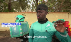 Les livreurs bravent les débris des attaques iraniennes pour nourrir le Golfe