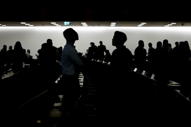 Les délégués de 184 pays sont réunis depuis le 5 aout au Palais des Nations à Genève et jusqu'au 14 aout pour négocier le texte de ce qui pourrait être le premier traité international sur la pollution plastique ( AFP / Fabrice COFFRINI )