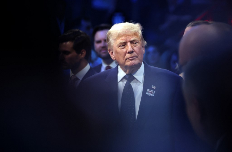 Donald Trump à Washington, aux États-Unis, le 14 juin 2026. ( GETTY IMAGES NORTH AMERICA / CHRIS GRAYTHEN )