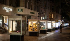 La rue commerçante Kurfuerstendamm à Berlin