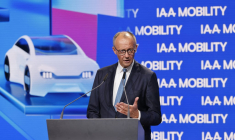 Friedrich Merz à Munich, en Allemagne, le 9 septembre 2025. ( AFP / ALEXANDRA BEIER )