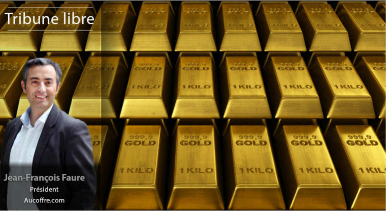 Une tribune sur l'or de Jean-François Faure, président d’Aucoffre.com. (© DR)