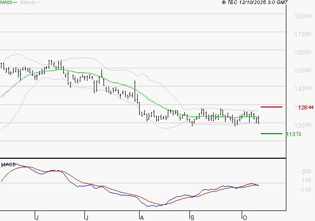 CAPGEMINI : La tendance baissière peut reprendre