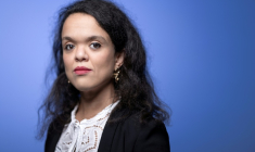 Violette Viannay, présidente de l'association des personnes de petite taille (APPT), le 15 octobre 2025 à Paris ( AFP / JOEL SAGET )