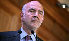 La Cour espère "éclairer le débat public que nous devons impérativement avoir, et je pense en premier lieu à (l'élection présidentielle de) 2027" , a souligné Pierre Moscovici, Premier président de la Cour des comptes, en marge d'une conférence de presse.  ( AFP / Bertrand GUAY )