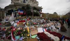 La place de la République à Paris, le 30 novembre 2015, deux semaines après les attentats ( AFP / Joël SAGET )
