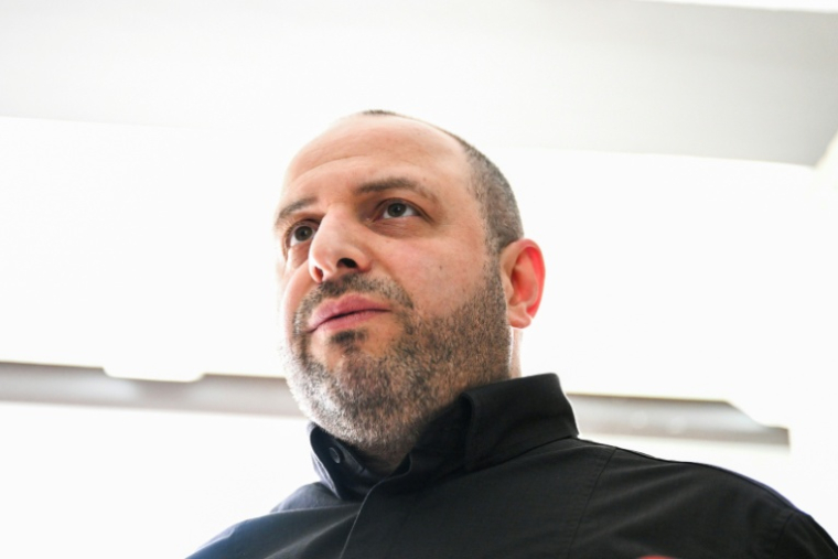 Le principal négociateur ukrainien Rustem Oumerov, le 30 novembre 2025, à Hallandale Beach, en Floride ( AFP / CHANDAN KHANNA )