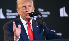 Donald Trump le 13 août au Kennedy center de Washington ( AFP / Mandel NGAN )